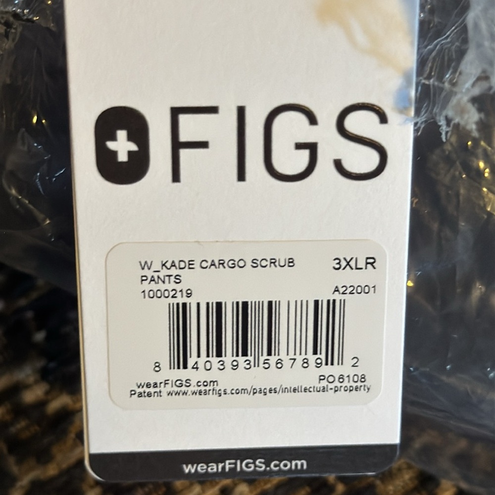 Figs Kade Cargo Scrub Pant 3XLR Gray - Picture 4 of 9